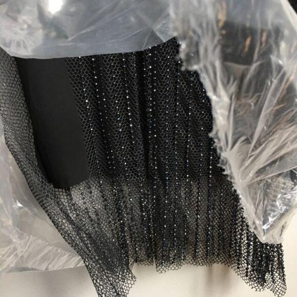 Dries Van Noten Overlay Skirt w/ Jet Beads SIZE 2 - Picture 5 of 6